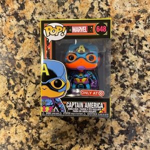 Funko POP! Marvel Captain America #648 - Blacklight - Target Exclusive - BNIB